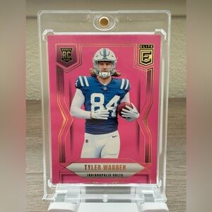 2025 Panini Donruss Elite - Rookies
Tyler Warren #119 Pink Ink (RC)